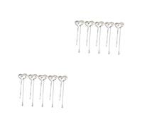 Beaupretty 2 Ensembles Broche Amour Seigneur Dessin Animé Épingles À Poitrine Coeur Rouge Femmes Costume Corsage Bijoux Insigne De Corsage Costume Femme Alliage 5 Pièces * 2