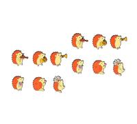 Beaupretty 2 ensembles Broche Animal En Émail Badge Hérisson Jolie Broche Adorable Décoration En Émail Pour Enfants Broches De Poitrine Badges Animaux En Alliage Badges 6 pièces * 2