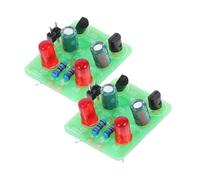Beaupretty 2 Ensembles Kit Soudure LED Clignotante DIY pour Ensemble Kits Éducation Électronique Pratique de Soudage pour Projets Électroniques et Loisirs Scientifiques