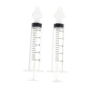 Beaupretty 2 Ensembles Laveuse De Nez Pour Bébé Nettoyants Pour Rinçage Nasal Irrigateurs Nasaux Délicats Irrigateurs Nasaux Manuels Hydropulseurs Nasaux Portables Gel De Silice Blanche