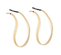 Beaupretty 2 Ensembles Poils Archet Crin de Cheval Blanc pour Erhu Accessoire Musical Durable et Élastique Remplacement Fiable pour Musiciens et Enseignants