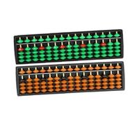 Beaupretty 2 pièces Abacus Multi Fonctions Boulier Chinois Portable pour Garçon Fille Outil Arithmétique Éducative pour Apprentissage des Scolaires