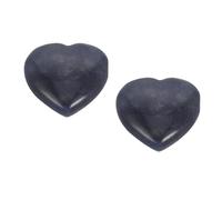 Beaupretty 2 Pièces aime le lapis-lazuli goodies noel bijou gemstone décoration d'intérieur cotillons cristaux pierres précieuses pierre d'amour en cristal de compagnon de mariage Blue