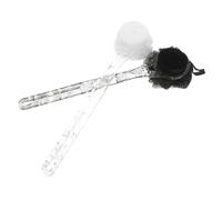 Beaupretty 2 Pièces Back Exfoliator For Shower With Long Handle Double-sided Loofah Brush For Gentle Deep Cleansing Ergonomic Body Scrub Brush