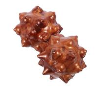 Beaupretty 2 Pièces Balle de Massage Manuelle pour Mains Outil de Massage des Points d'Acupression Relaxante Compacte et Portable pour Soulager Fatigue et Tensions Musculaires