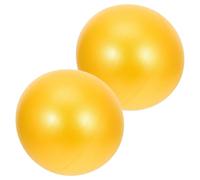 Beaupretty 2 Pièces Ballon de Pilates en PVC Orange pour Exercices en Intérieur, Confort et Sculpture du Corps, pour Pilates et Yoga