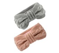 Beaupretty 2 Pièces Bandeaux Élastiques pour Bandeaux Tressés Doublés Accessoire Mode Automne Hiver