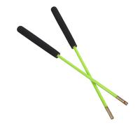 Beaupretty 2 pièces Bâtons Diabolo Antidérapants Solides pour Garçon Fille et Seniors Accessoires de Jeu Extérieur avec Roulements Kit Vert