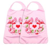 Beaupretty 2 pièces Bavoir Adulte Long Réutilisable Imperméable Protection Repas pour Personnes Âgées et Lot de Accessoire Pratique pour Seniors