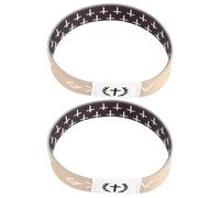 Beaupretty 2 Pièces Bible Scripture Wristbands Élastiques Unisexes Bracelets Religieux Inspirants pour Hommes et Femmes Accessoires Confortables pour Événements Spirituels et Quotidiens