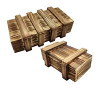 Beaupretty 2 pièces Boîte à Puzzle Bois pour Garçon Fille Éducatif avec Compartiments Secrets Cognitif pour Garçons et Filles Cadeau Créatif Danniversaire et Fête Grand Petit