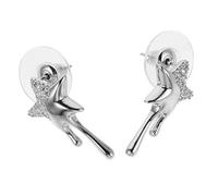 Beaupretty 2 Pièces Boucles Oreilles Étoile Brillante Clous Oreilles Hypoallergéniques Légères et Pendantes Bijoux Bohème Brillants pour Femmes Adaptées Fêtes et Tenue Quotidienne