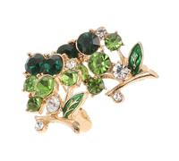 Beaupretty 2 Pièces Broche De Raisin Vert Broches Pour Femmes Broche De Vêtements Charme Dame Branches De Raisins Fruits Épingles Broche Châle Green Exercice D'imitation
