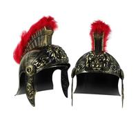 Beaupretty 2 pièces Casque de Soldat Romain avec et Motif Lion Doré Casque Antique pour Cosplay pour Festivals et Historiques Lot