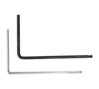 Beaupretty 2 Pièces Clé de Réglage Truss Rod Guitare Argent Noir Métal Outil Précis pour Manche Guitare Électrique Acoustique Basse Entretien Professionnel