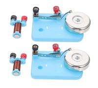 Beaupretty 2 pièces Cloche Électrique pour Expériences Scientifiques Ensemble de Outils Enseignement pour Électricité Laboratoire Matériel Didactique Scolaire Physique