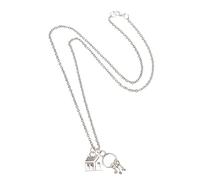 Beaupretty 2 Pièces Collier de maison nouveaux bijoux de maison chaînes de chandail pendentif clé déménagement pendaison de crémaillère collier maison colliers en alliage de zine