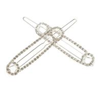 Beaupretty 2 Pièces épingle à cheveux hairpin hair clip épingle de sureté -taille bijoux de cheveux pinces à cheveux épingles à nourrice pinces à cheveux pour les filles Métal Silver