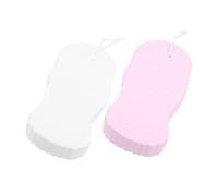 Beaupretty 2 pièces Éponge de Bain Exfoliante Garçon Fille Douce pour Garçon Fille Nettoyage Mousse Riche sans Irritation pour Peau Sensible