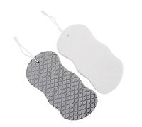 Beaupretty 2 pièces Éponges de Bain Nettoyantes et Exfoliantes pour Peau Délicate Massage Corporel Adaptées et Adultes Blanc et Gris