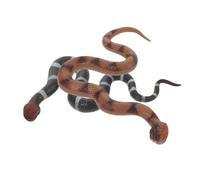 Beaupretty 2 Pièces Figurines de Serpent Réalistes TPR Souple Modèles de Cobra et Serpent à Sonnette pour Blagues Halloween Jouets Éducatifs et Décorations Animales pour Maison et Fêtes