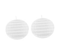 Beaupretty 2 Pièces Filtre D'aspirateur Filtre De Machine à Vide De Poussière D'ongle Filtre à Poussière D'ongle Filtre De Remplacement Clous Remplacement Du Dépoussiéreur Plastique Blanche
