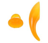 Beaupretty 2 Pièces Gua Sha Facial Massager Set Horn Shaped Face Scraping Tool Portable Neck Sculpting Massager For Skin Care And Relaxation