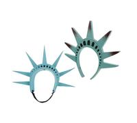 Beaupretty 2 Pièces Headband Statue Vert pour Fête et Halloween Accessoire de Costume pour Garçon Fille et Adultes Couronne de Déguisement Confortable pour Célébrations et Cosplay