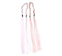 Beaupretty 2 pièces Headbands With Pearl And Ribbon For Beautiful Floral Hair Accessories Adorable Bowknot Design For Parties And Cosplay