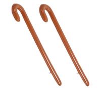 Beaupretty 2 Pièces Inflatable PVC Crutch Toy Blow-up Walking Stick for Birthday Party Halloween Performance Decoration