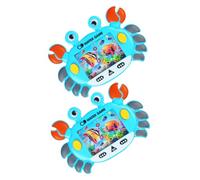Beaupretty 2 pièces Jeu Anneaux Eau Décompressant Forme de Crabe Portable pour Garçon Fille Jeu Éducatif et Ludique pour Moments de Détente et Partage Famille