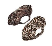 Beaupretty 2 pièces Lot de Masques Yeux Nuit Occultant Confortables et Réglables Doux Protection Lumineuse pour Voyage Sommeil Maison et Transport