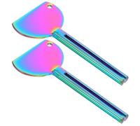 Beaupretty 2 Pièces Lot de Presse-tubes Métal Zinc Alliage pour Dentifrice et Crème Mains Manuel pour Extraire Efficacement le Contenu Outil et Portable pour Salle de Bain