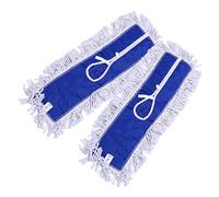 Beaupretty 2 pièces Mop de Remplacement Coton Housse Absorbante pour Nettoyage des Coins et Surfaces Accessoires de Nettoyage Réutilisables et Lavables
