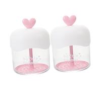 Beaupretty 2 Pièces Mousseur Transparent pour Nettoyage Du Visage Outil Créateur de Mousse avec Design Coeur pour Produits Nettoyants Faciaux Voyage