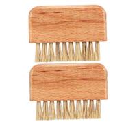 Beaupretty 2 Pièces Outils De Manucure Brosse De Nettoyage Des Ongles Brosse à Ongles Pour La Brosse à Ongles à Main Brosse à Récurer Les Pieds Brosse à Récurer Pédicure Bois Khaki