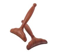 Beaupretty 2 Pièces Outils Gua Bois Éventail pour Absorption des Soins Peau Accessoires de Massage pour Salon de Beauté et Spa