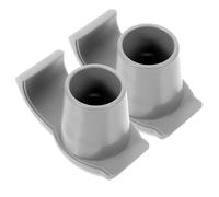 Beaupretty 2 Pièces Patins de Remplacement Antidérapants pour Bâtons de Marche Accessoires Caoutchouc pour Aides Mobilité Adaptés Aux Canes et Trottinettes
