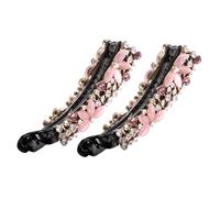 Beaupretty 2 Pièces pince à cheveux hairpin hair clip Barrette vintage barette pinces à cheveux pour femmes instantané pinces à cheveux vintage pinces banane cheveux pour cheveux fins alliage