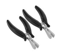 Beaupretty 2 Pièces Pince à Extensions de Cheveux Mini avec Poignée Antidérapante Outil Multifonction pour Pose et Retrait de Micro Anneaux Conçue pour Salon et Usage Domestique Précision et