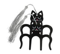 Beaupretty 2 pièces Pince à Partitions pour Piano Clips de Musique Pratiques Support de Page Accessoire et Portable pour Musiciens Couleur Noire Chat