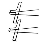 Beaupretty 2 pièces Pinces Métal pour Musique Clips pour Partition et Cahier Musical Porte-page et Portable pour Lecture et Accessoires Musicaux