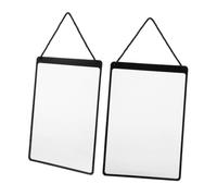 Beaupretty 2 Pièces Porte-carte de Prix Suspendu Double Face 12, 72x8, 66