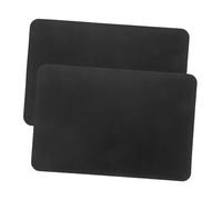 Beaupretty 2 Pièces protecteur de semelle garde coussinets de réparation du démarrage anti Talons élevés tampon Poignée Résistant sol Accessoire seul caoutchouc Black