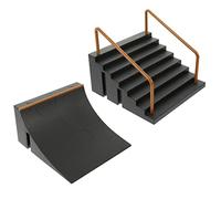 Beaupretty 2 Pièces Rampe Skate Doigt Accessoire Skatepark Portable Plastique pour Garçon Fille de Coordination et Loisirs Intérieurs