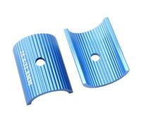 Beaupretty 2 Pièces Réducteur de Potence de Guidon Vélo en Alliage D'aluminium Bleu Léger et Facile à Assembler, Accessoire pour Guidon de Bicyclette 25.4 à 31.8mm