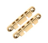 Beaupretty 2 Pièces Retenue de Cordes Doré avec Vis de Montage pour Stabilisation et Tuning des Instruments