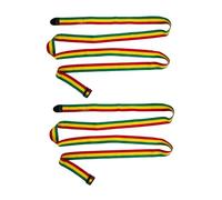 Beaupretty 2 pièces Sangle Tambour Africaine Réglable Ceinture Épaule Ergonomique pour et Tambourin et Confortable Couleurs Arc-ciel
