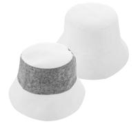 Beaupretty 2 Pièces Sauna Hat Felt Water Absorbent Heat Resistant Insulated Cap For Men And Women Sauna Steam Room Spa