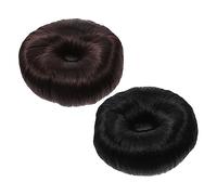 Beaupretty 2 Pièces Sèche-cheveux Queue De Cheval Postiche Chignon Outil Pour Chignon Outils Flexibles Fabricant D'anneaux De Cheveux Anneaux D'extension De Cheveux Chignons Noeud Résine